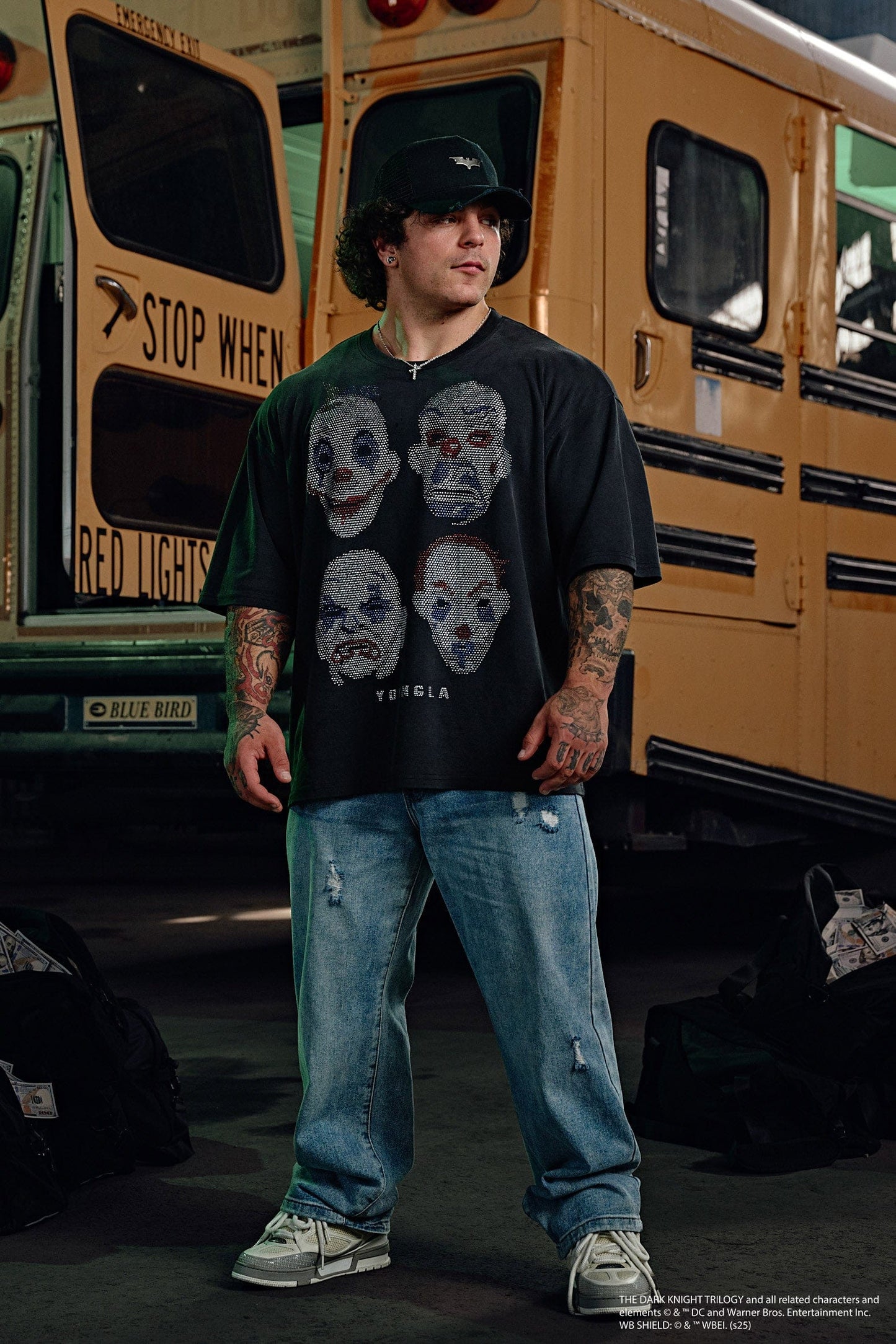 4257 - Batman Rhinestone Tees